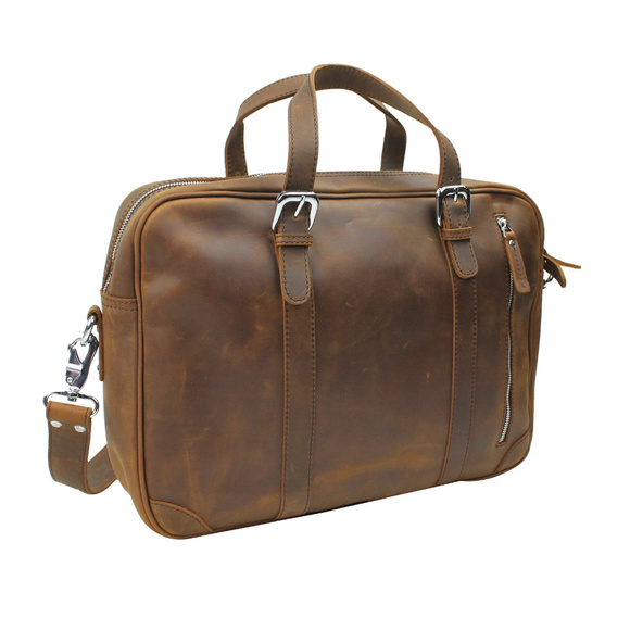 Cowhide Leather Casual Laptop Bag L24VB